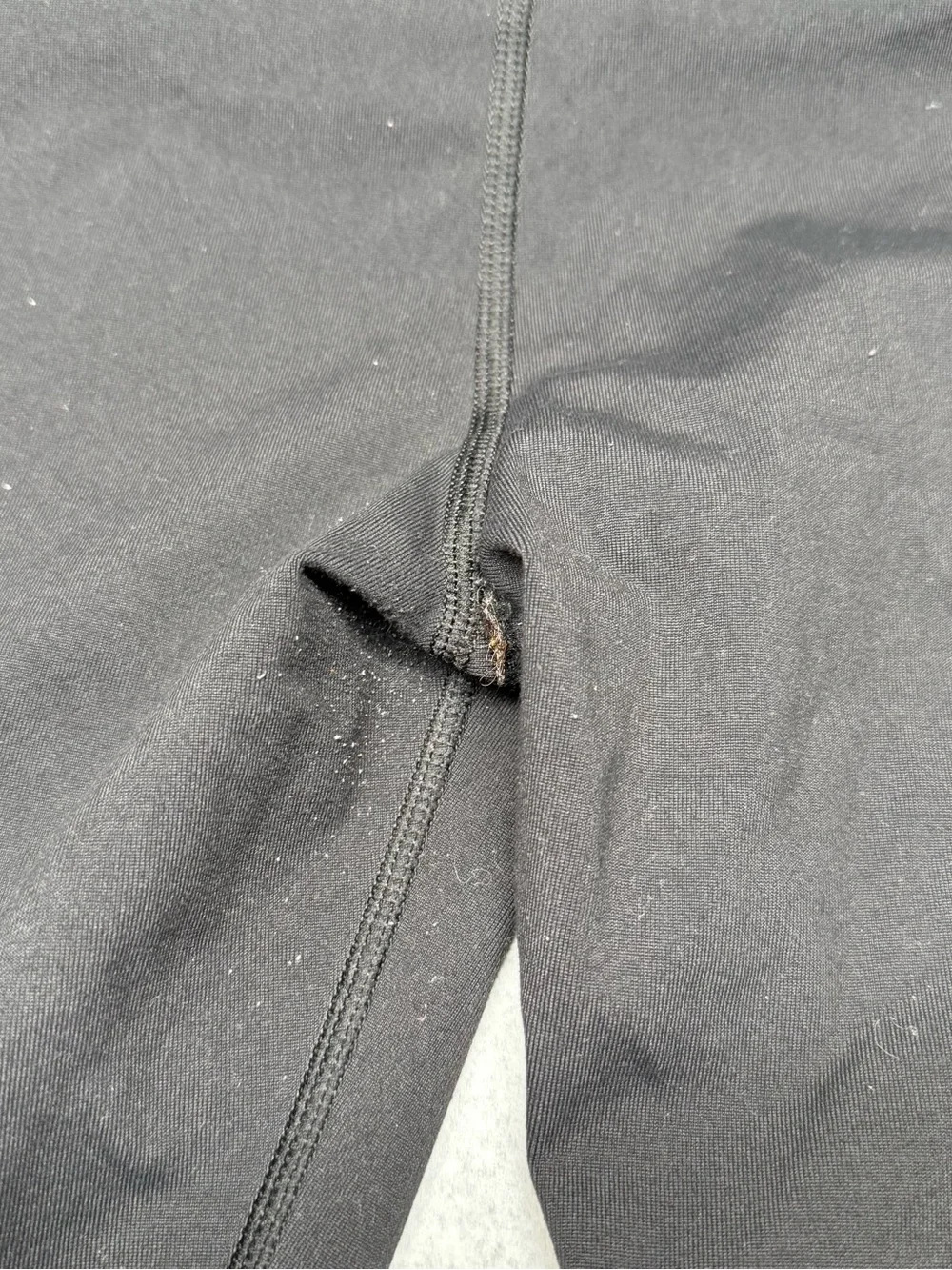 Victoria's Secret Black Leggings with Silver Victoria Sport Logo